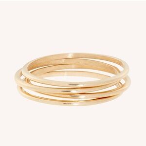 Catbird Yellow Gold Stacking Ring